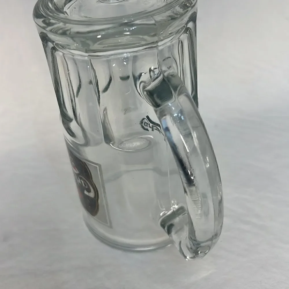 Carlsberg Beer Glass Mug 12 Ounce 5 1/3 Inches Tall 3 In Round Bar Beer Cocktail